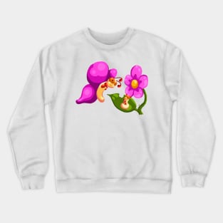 Butterfly and Caterpillar Crewneck Sweatshirt